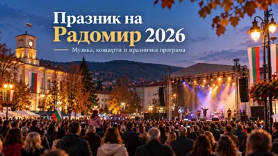 Радомир празнува с Миро, Емилия и Мона: вижте пълната програма за празника на града