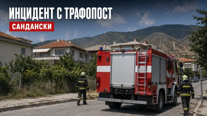 Трафопост гръмна в Сандански, няма пострадали