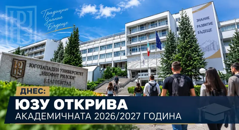 ДНЕС: ЮЗУ открива академичната 2026/2027 година