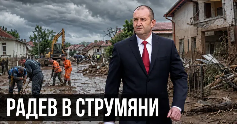 ПРЕМИЕРЪТ РУМЕН РАДЕВ ПРИСТИГА ДНЕС В БЕДСТВАЩО СТРУМЯНИ