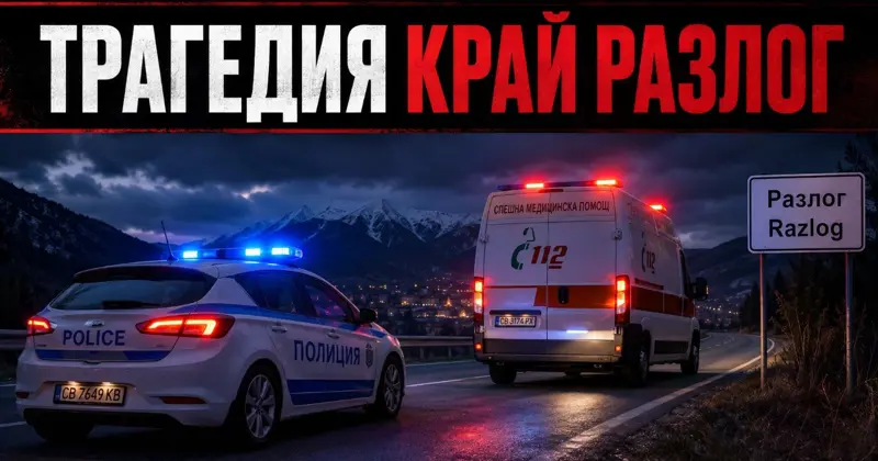 ТРАГЕДИЯ КРАЙ РАЗЛОГ: Моторист загина след сблъсък с микробус, жена е тежко ранена