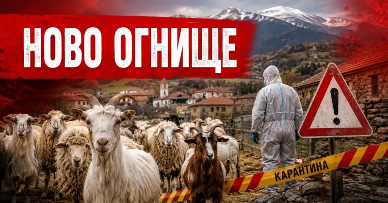 ЗАРАЗАТА СЕ РАЗШИРЯВА: Ново огнище на шарка край Благоевград, засегнати са 202 животни