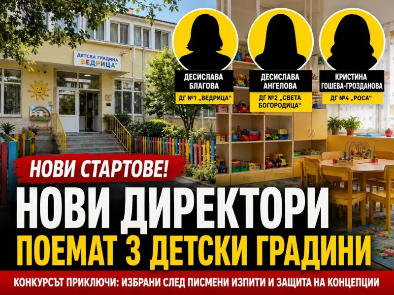 Интериор на модерна детска градина в Благоевград.
