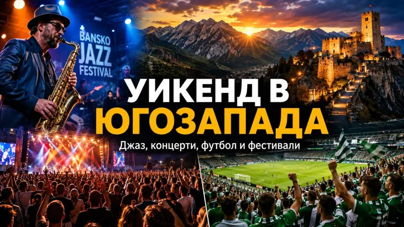 Какво се случва този уикенд в Югозапада: джаз, концерти, футбол и фестивали