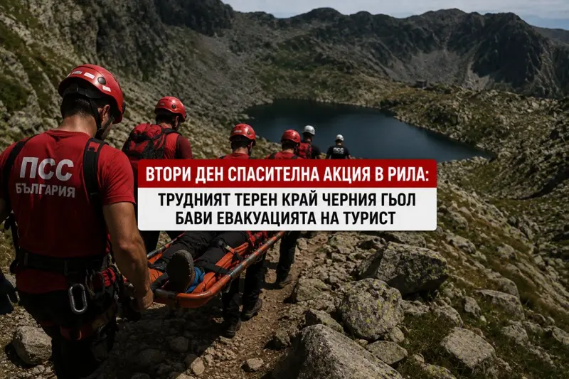 Планински спасители в акция в Рила планина.