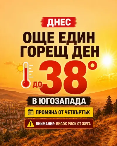 Изпечена от слънцето земя и суха трева в Югозападна България, символизиращи високата пожароопасност.