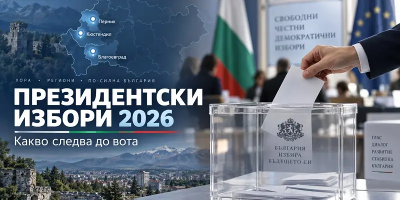 ПРЕЗИДЕНТСКИ ИЗБОРИ 2026: РИК в Благоевград, Кюстендил и Перник вече работят – какво следва до вота