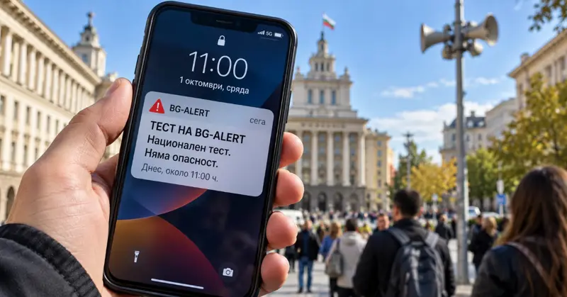 BG-ALERT ДНЕС: Защо телефонът ви може да изпищи между 11:00 и 11:30?